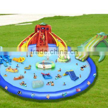 ADS Giant inflatable water park in summer outdoor