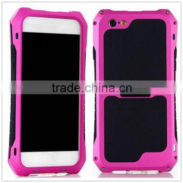 Luxury Aluminum Metal Frame Rubber Silicone Bumper Hard Case Cover for Xiaomi Mi4i for Samsung Galaxy Mega 6.3 for Sony