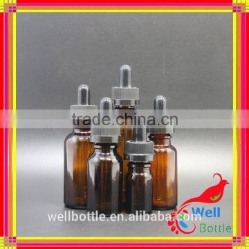 wholesale amber glass dropper bottle with essential oil bottle for beard oil