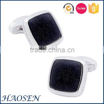Stock Quick Lead Fashionable Blue Gold Sand Stone Cuff Knots