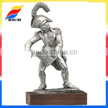 French pewter alloy adult action figures