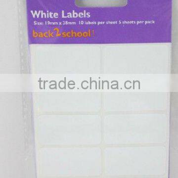 Blank White sticker set