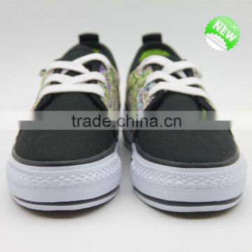 oem canvas shoes with rubber thick sole made in china