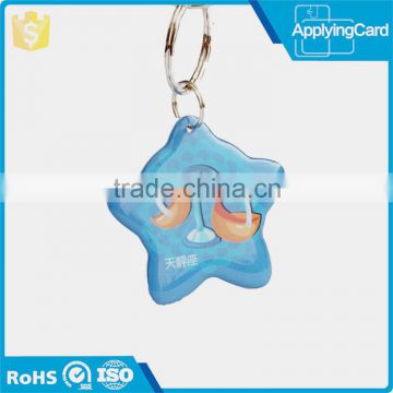 Customize epoxy key tag chinese key card for entrance guard system