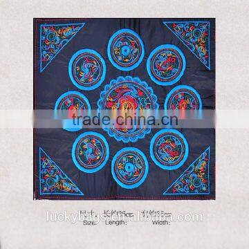 Satin material Ethnic Embroidery fabric for bags