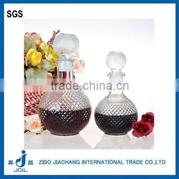 750ml glass wine/vodka bottle with glass stopper