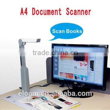 OCR passport scanner, 5mp usb portable document scanner