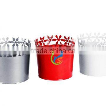 Metal Christmas Decorative Storage Basket