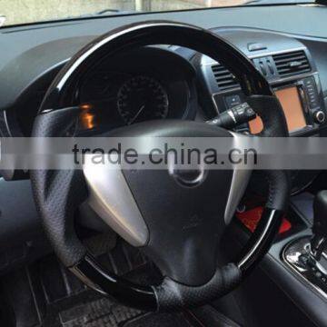 Caravan Urvan NV350 E26 Exterior Interior Piano Black Peach Wood Steering Wheel Cover Auto Parts Accessories photo-5