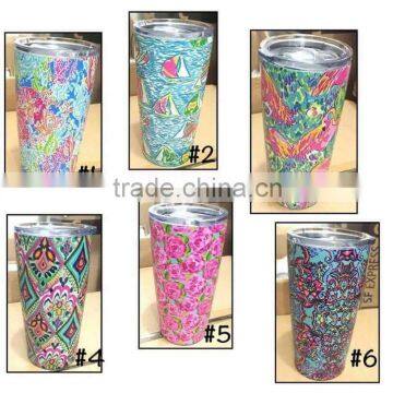 Stainless Steel 20oz Lilly Inspired Tumblers