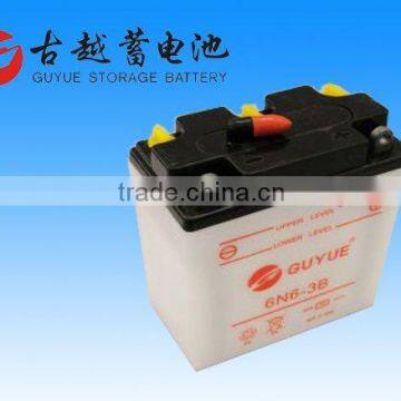 dry motorcycle battery 6N6-3B