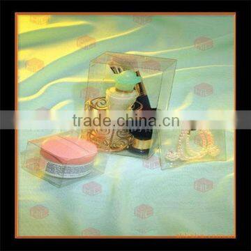 custom convenient transparent pvc boxes plastic cosmetic boxes