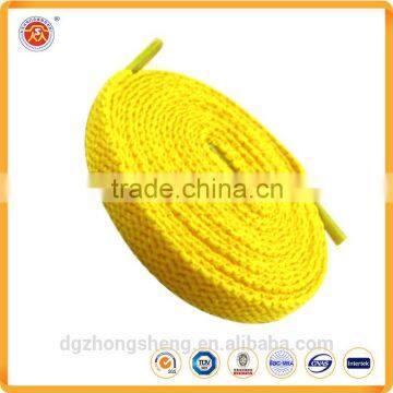 100% Cotton Material Custom Printed Shoelaces Flat Shoelaces Double Lay Shoelaces For Promotion photo-5