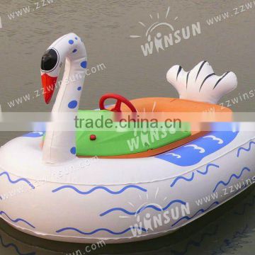 Popular CE inflatable swan pedal boat