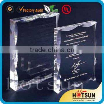 Transparent acrylic award stand/acrylic gifts