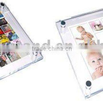 slatwall clear transparent picture frame