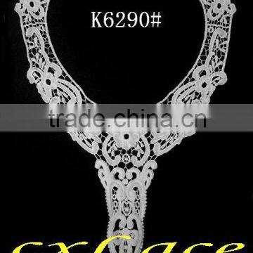 french cotton back neck lace as garment accessory K6290