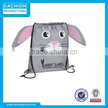 Customized Bunny Drawstring Backpack