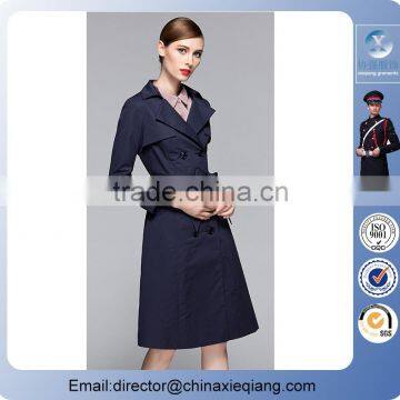 2016 Fashion Ladies Belted Trench Coat Winter Coat photo-3