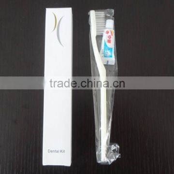 top grade protable disposable hotel travel adults toothbrush with toothpaste