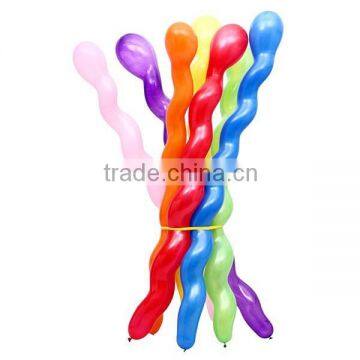 Aimin screw balloon/ latex spiral balloon for party decoration