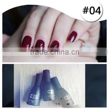 Factory price wholesale color soak off uv/led nail gel polish uv gel deep red