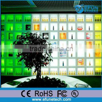 waterproof rgb color led bar and party red wine cooler display,led display cabinet