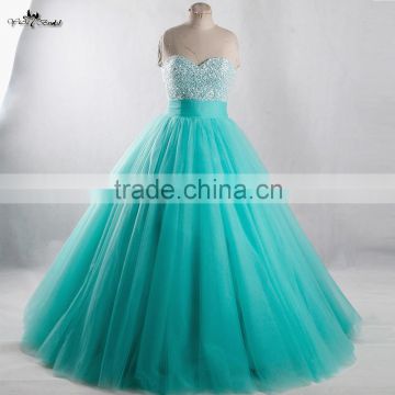 RSE944 Vestidos De Novia 2016 Long Sweet 16 Dresses Mint Green Quinceanera Dresses