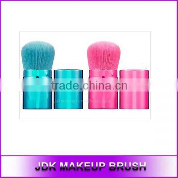 New Design Fashion Blue Kabuki Brush/Retractable Kabuki Brush With Soft Hair