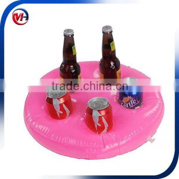 4 PVC Inflatable beverage drink holder