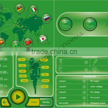 Non Surgical Ultrasonic Liposuction 2015 Infrared Slimming Machine Rf Cavi Lipo Machine Vacuum Cavitation System Ultrasonic Liposuction Machine photo-3