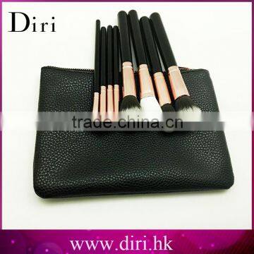 custom logo makeup brushes private label makeup brush oem rose gold makeup brush with pouch