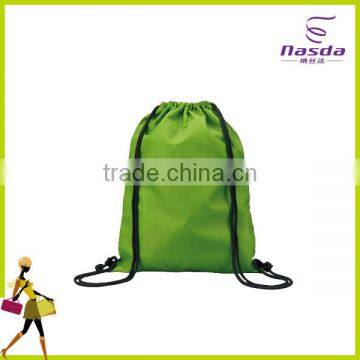 Disposable nonwoven drawstring backpack bag