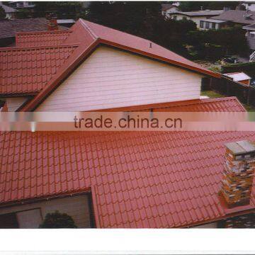 Chinese coloured clay roof tile S type