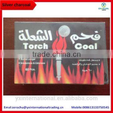 100% Natural smokeless shisha charcoal for hookah
