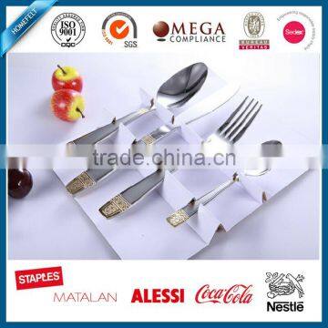 factory direct selling custom logo stainless steel cutlery