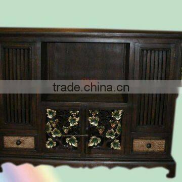 Wood TV cabinet