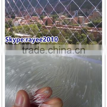 transparent fishing net nylon,net fishing nylon monofilament double knot,china fishing net factory