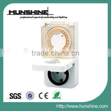 outdoor waterproof ip44 types timer switch