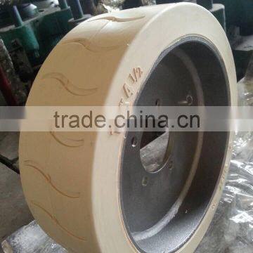 Mec 8812 Aerial Work Platform Non-marking Rubber Tire Wheel 14x4 1/2 photo-5