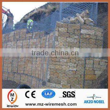 Anping factory supply best quality 2*1*1m heavy hexagonal gabion mesh/Port Project Gabion(ISO)/Hexagonal Gabion box