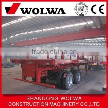 china manufacturer flat bed semitrailer