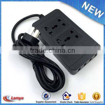 Universal multi 4 usb universal extension socket with ce rohs