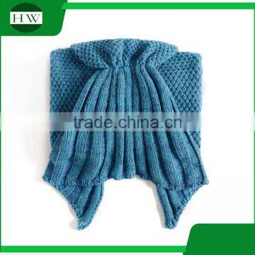 Best Christmas Gift Soft Fiber Baby Kids Children Knitted Crochet Mermaid Blanket Tail photo-5