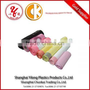 Custom Logo Printing Plastic Heavy Duty Trash Bag with Drawstring
