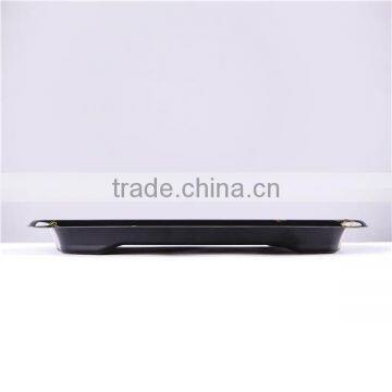 Square Black Disposable Plastic Food Tray photo-2