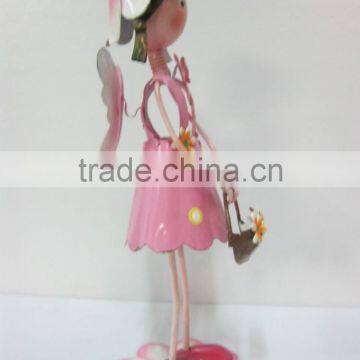 Garden Flower Fairy Painted Iron Flower Fairy Garden Decoration photo-6