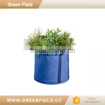 Blue planter bag garden felt growing bag