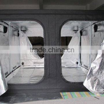 600D mylar greenhouse grow tent 240*240*200cm