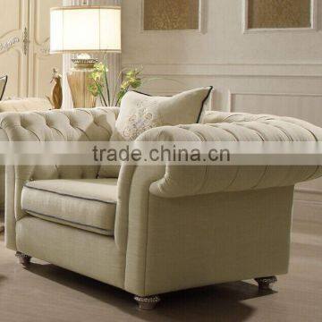 BISINI Contemporary Living Room Sofa, Solid Wood With Upholstery Fabric Sofa Set, Sectional Leisure Furniture Sofa (BF01-X1189) photo-4